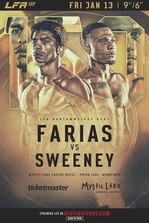 LFA 150: Farias vs. Sweeneyのポスター