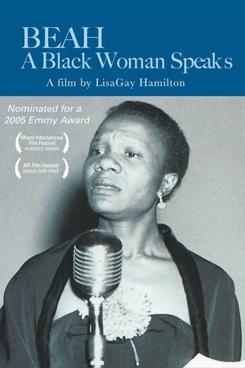 Beah: A Black Woman Speaksのポスター