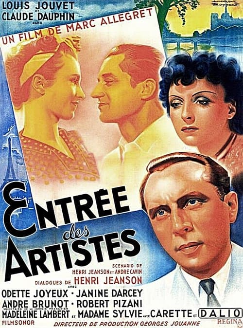 Entrée des artistesのポスター