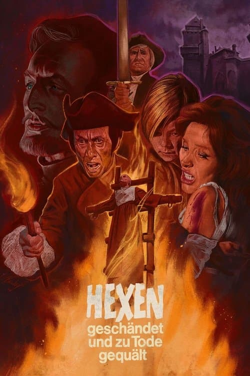 Hexen geschändet und zu Tode gequältのポスター