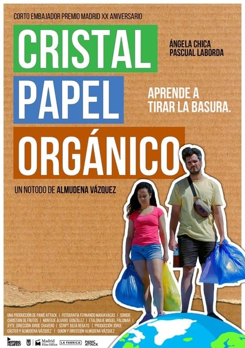 Cristal, papel, orgánicoのポスター