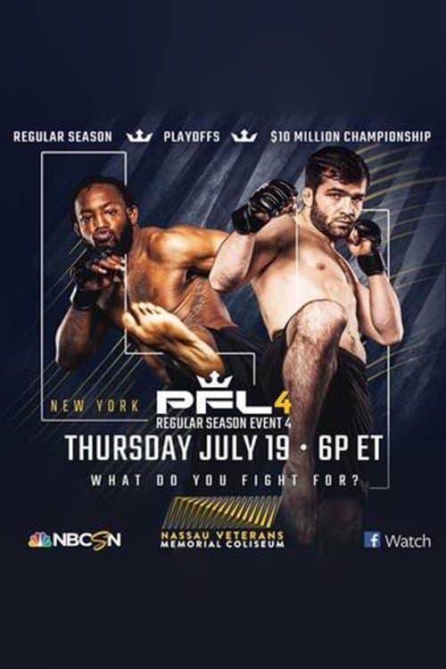 PFL 2018 #4: Regular Season - Palmer vs. Tursynのポスター