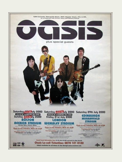 Oasis: Live at Wembley Stadiumのポスター