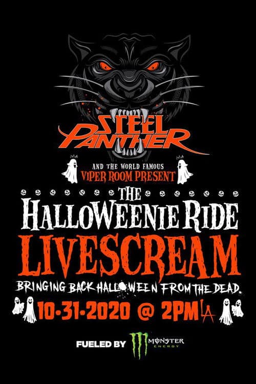 Steel Panther - The Halloweenie Ride Livescreamのポスター