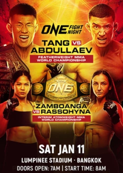 ONE Fight Night 27: Tang vs. Abdullaevのポスター