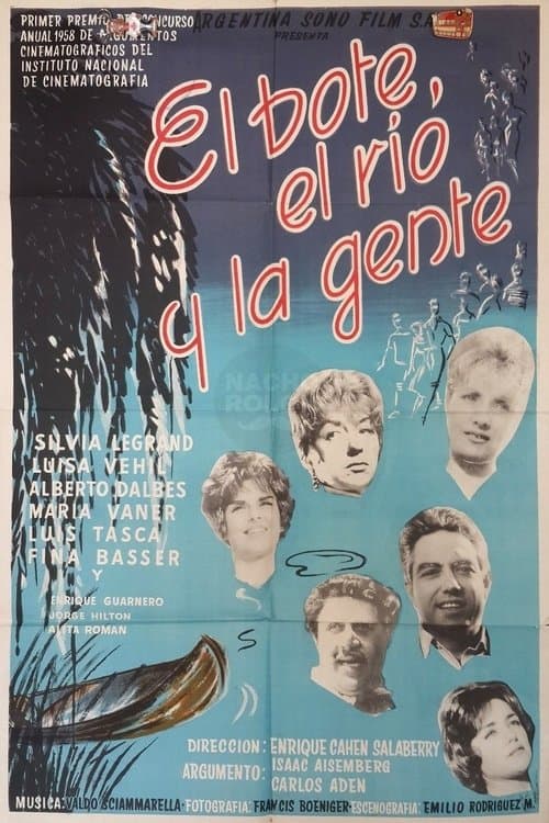 El bote, el río y la genteのポスター