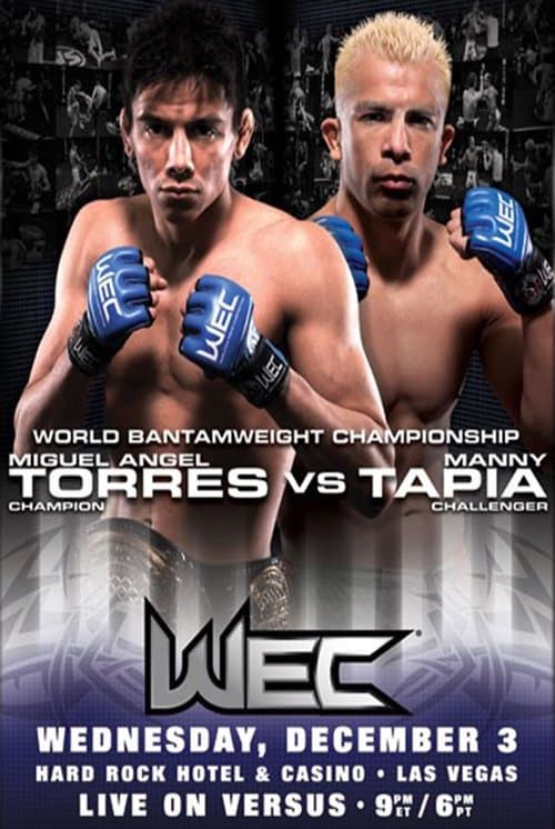 WEC 37: Torres vs. Tapiaのポスター