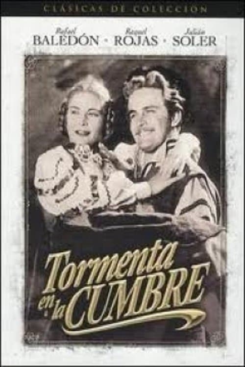 Tormenta en la cumbreのポスター