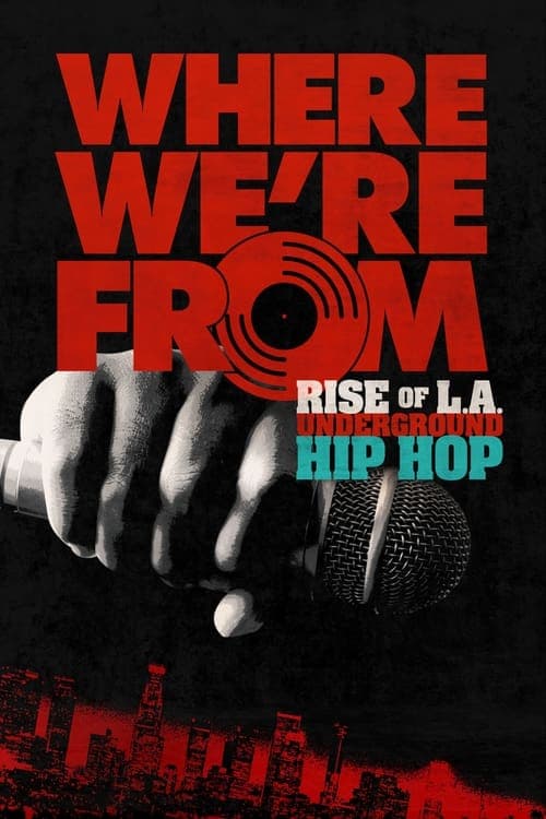 Where We're From: Rise of L.A. Underground Hip Hopのポスター