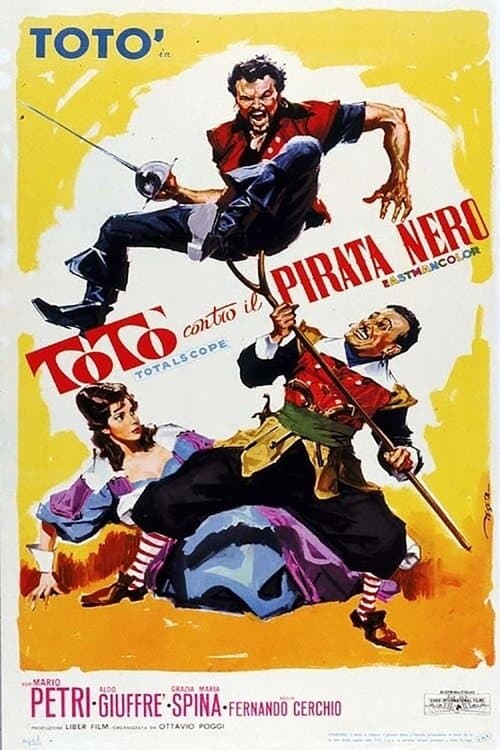 Totò contro il pirata neroのポスター