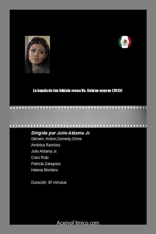 La banda de los bikinis rosas Vs. Cobras negrasのポスター