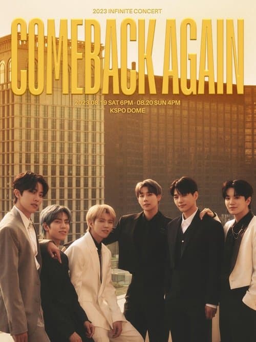 INFINITE CONCERT 'COMEBACK AGAIN'のポスター