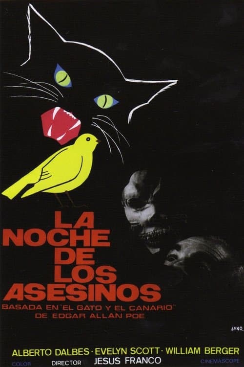 La noche de los asesinosのポスター