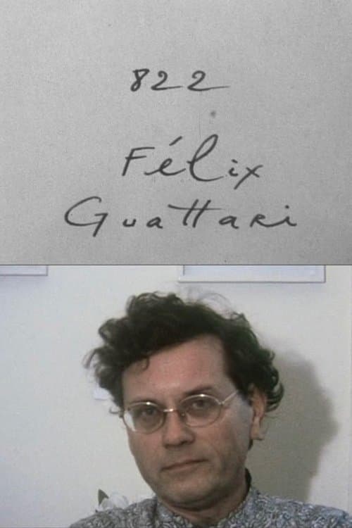 Cinématon N°822 Félix Guattariのポスター