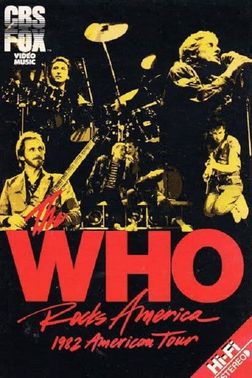 The Who Rocks America 1982のポスター