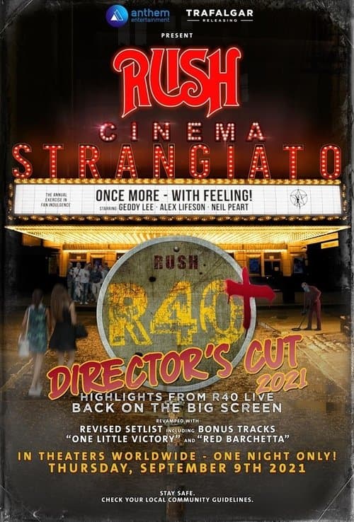Rush: Cinema Strangiato - R40+ Director's Cutのポスター