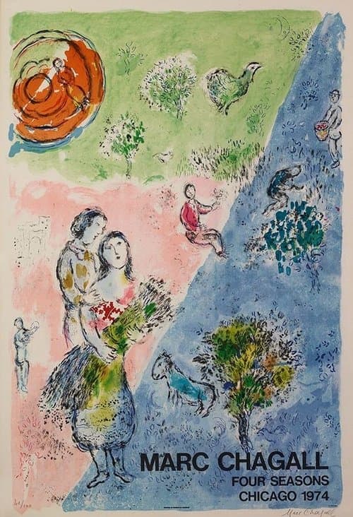 The Gift: Four Seasons Mosaic of Marc Chagallのポスター