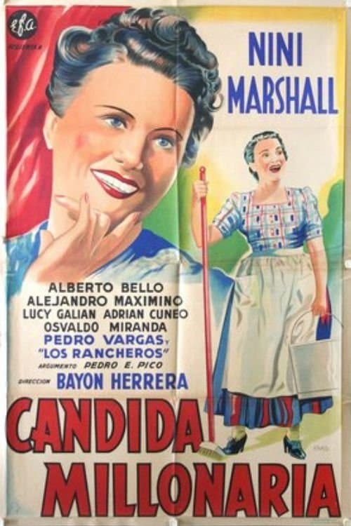 Cándida millonariaのポスター