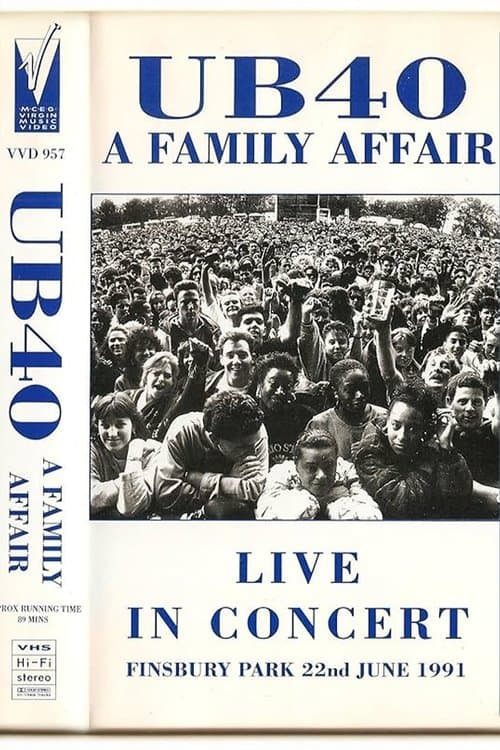 UB40 Live at Finsbury Parkのポスター