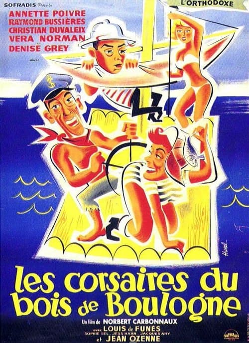 Les corsaires du Bois de Boulogneのポスター