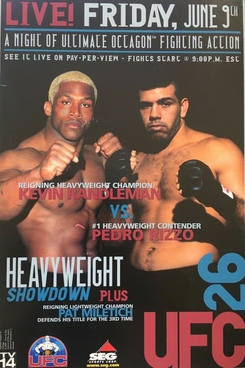 UFC 26: Ultimate Field Of Dreamsのポスター