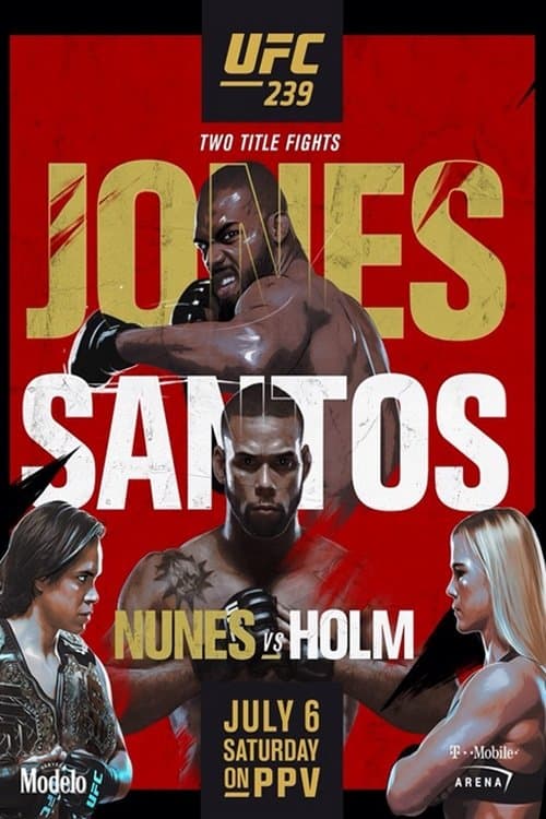 UFC 239: Jones vs. Santosのポスター