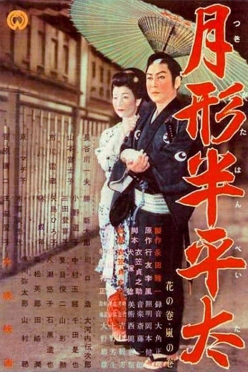 月形半平太 花の巻 嵐の巻のポスター