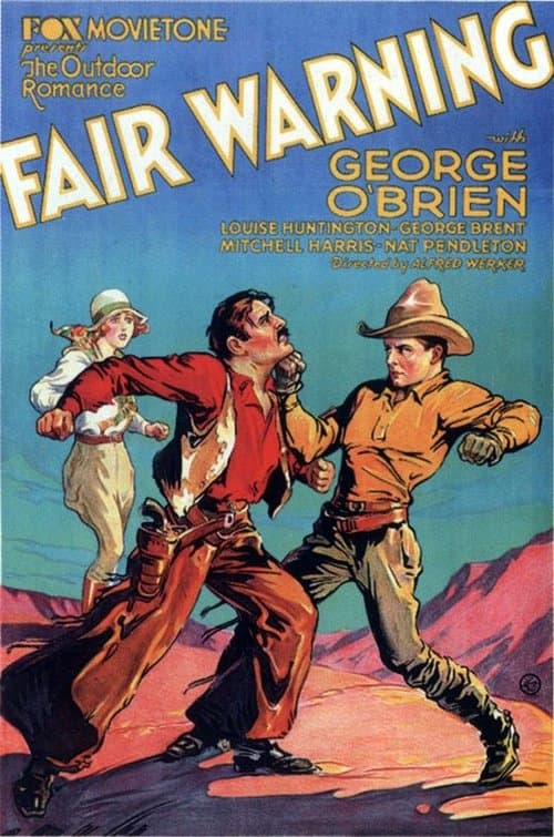 Fair Warningのポスター