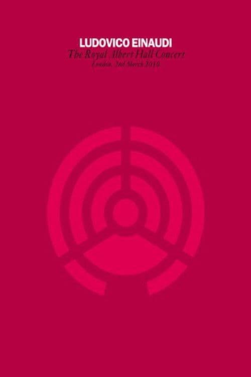 Ludovico Einaudi - Royal Albert Hall Concertのポスター
