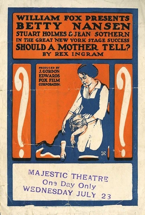 Should a Mother Tellのポスター