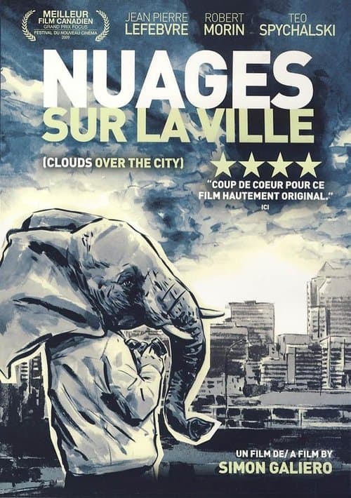 Nuages sur la villeのポスター