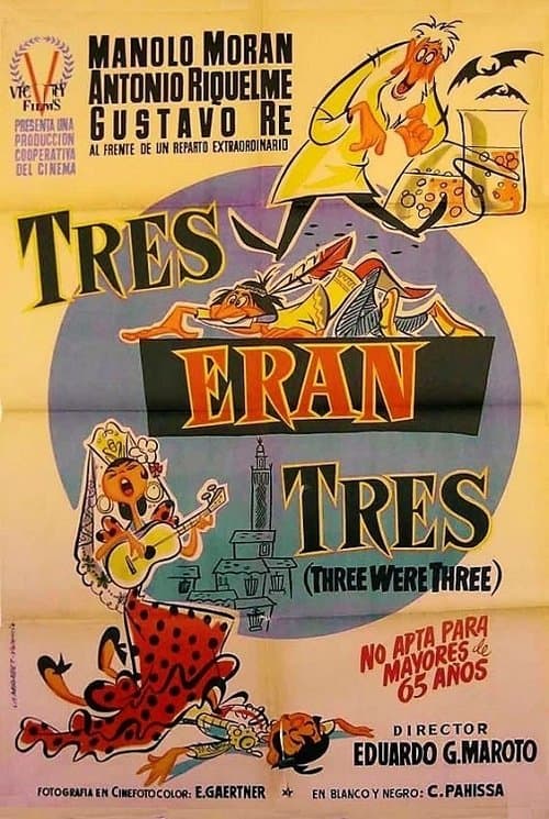 Tres eran tresのポスター