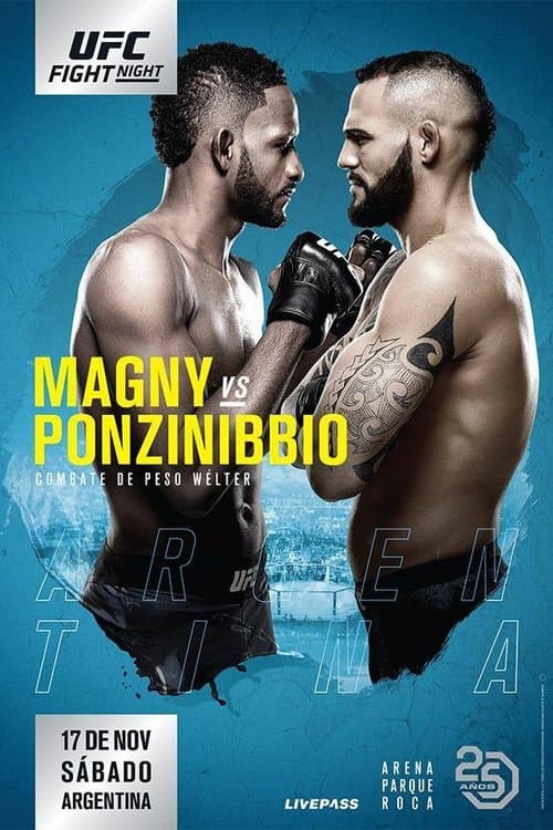 UFC Fight Night 140: Magny vs. Ponzinibbioのポスター