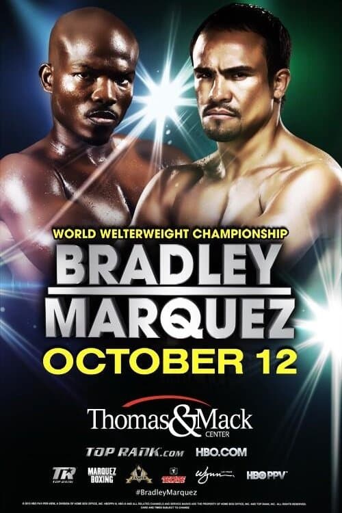 Timothy Bradley vs. Juan Manuel Marquezのポスター