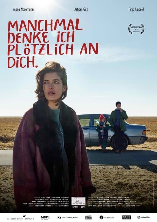 Manchmal denke ich plötzlich an dichのポスター