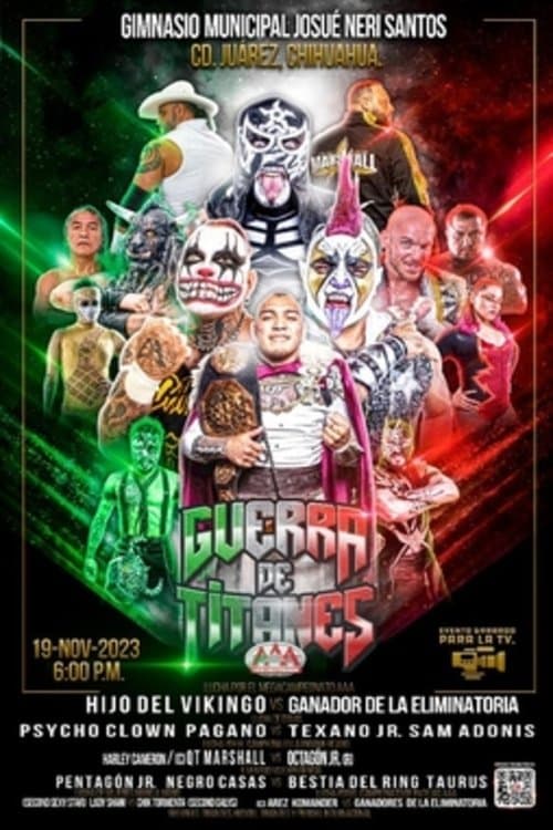 AAA Guerra De Titanes 2023のポスター