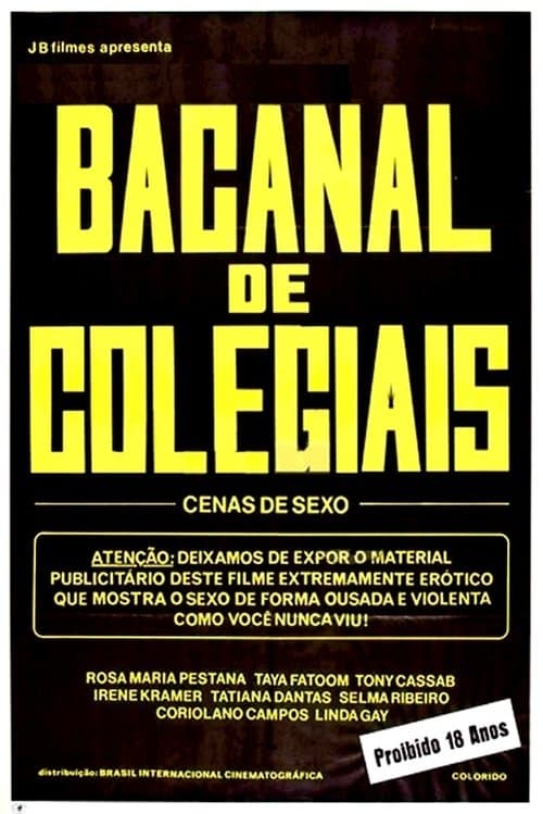Bacanal de Colegiaisのポスター