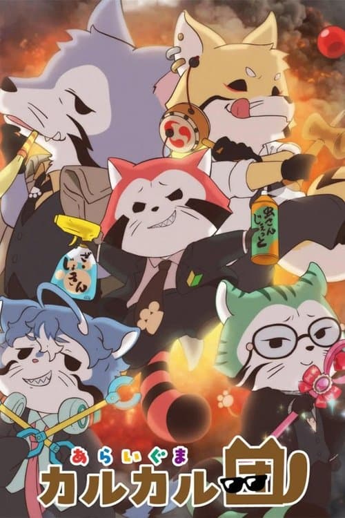 あらいぐま カルカル団のポスター