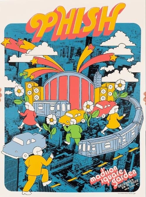 Phish 2022-12-31 Madison Square Garden, New York, NYのポスター