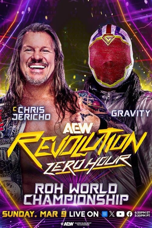 AEW Revolution: Zero Hourのポスター