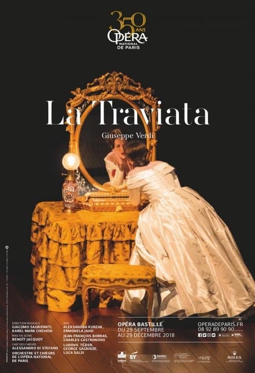 Opéra National de Paris: Verdi's La Traviataのポスター