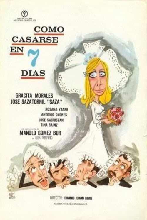 Cómo casarse en siete díasのポスター