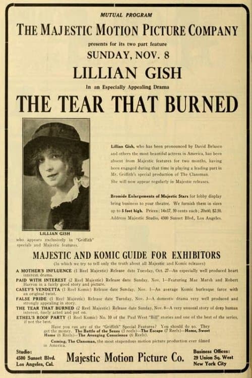 The Tear That Burnedのポスター