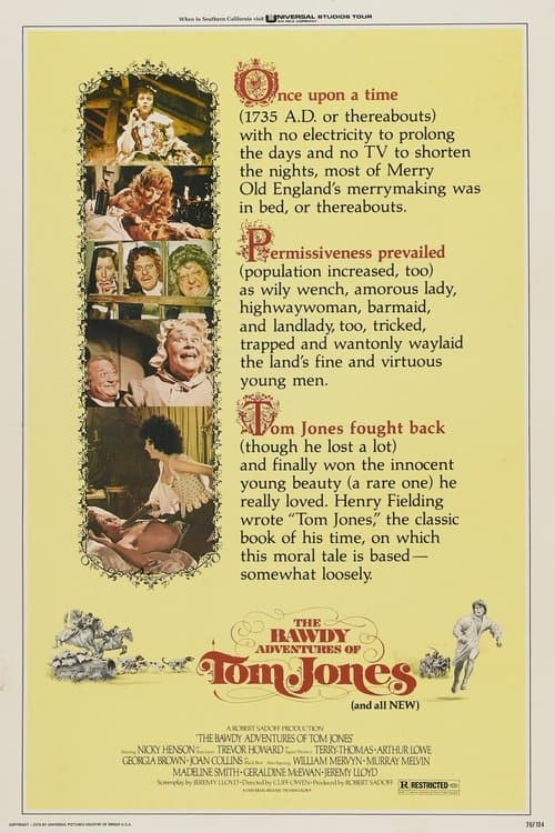 The Bawdy Adventures of Tom Jonesのポスター