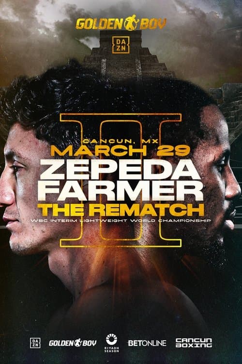 William Zepeda vs. Tevin Farmer IIのポスター