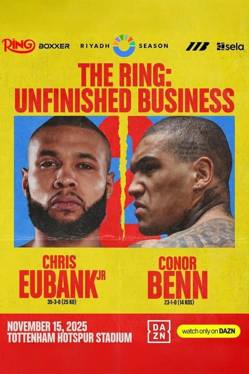 Chris Eubank Jr vs. Conor Benn IIのポスター