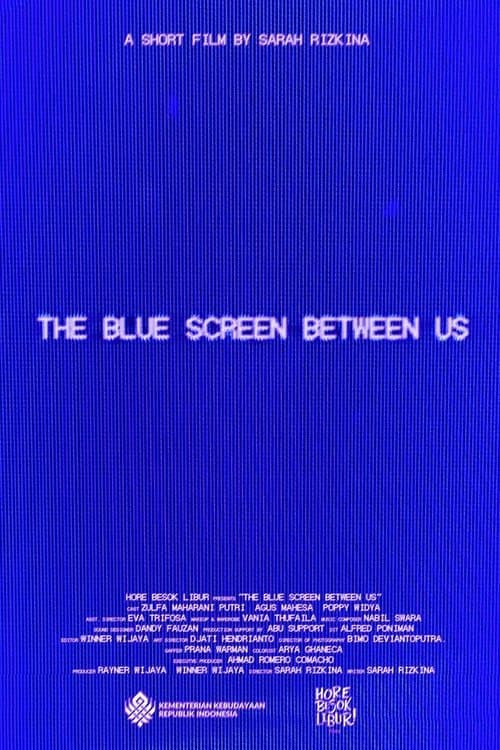 The Blue Screen Between Usのポスター