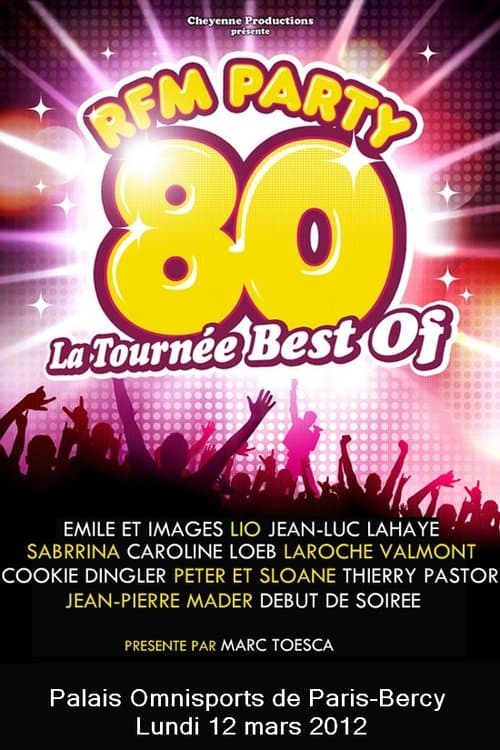 RFM Party 80 La tournée Best of à Bercyのポスター
