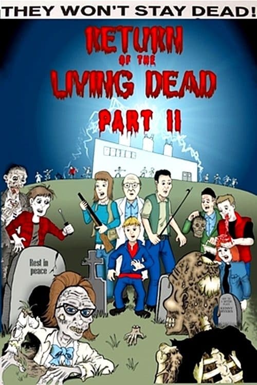 They Won't Stay Dead: A Look at 'Return of the Living Dead Part II'のポスター