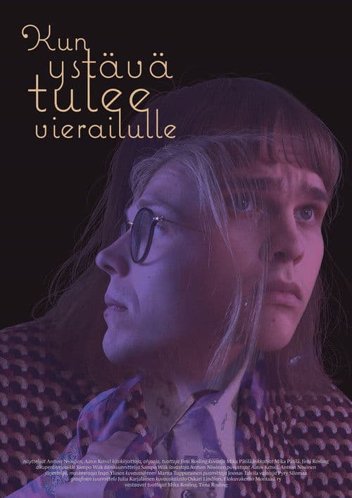 Kun ystävä tulee vierailulleのポスター